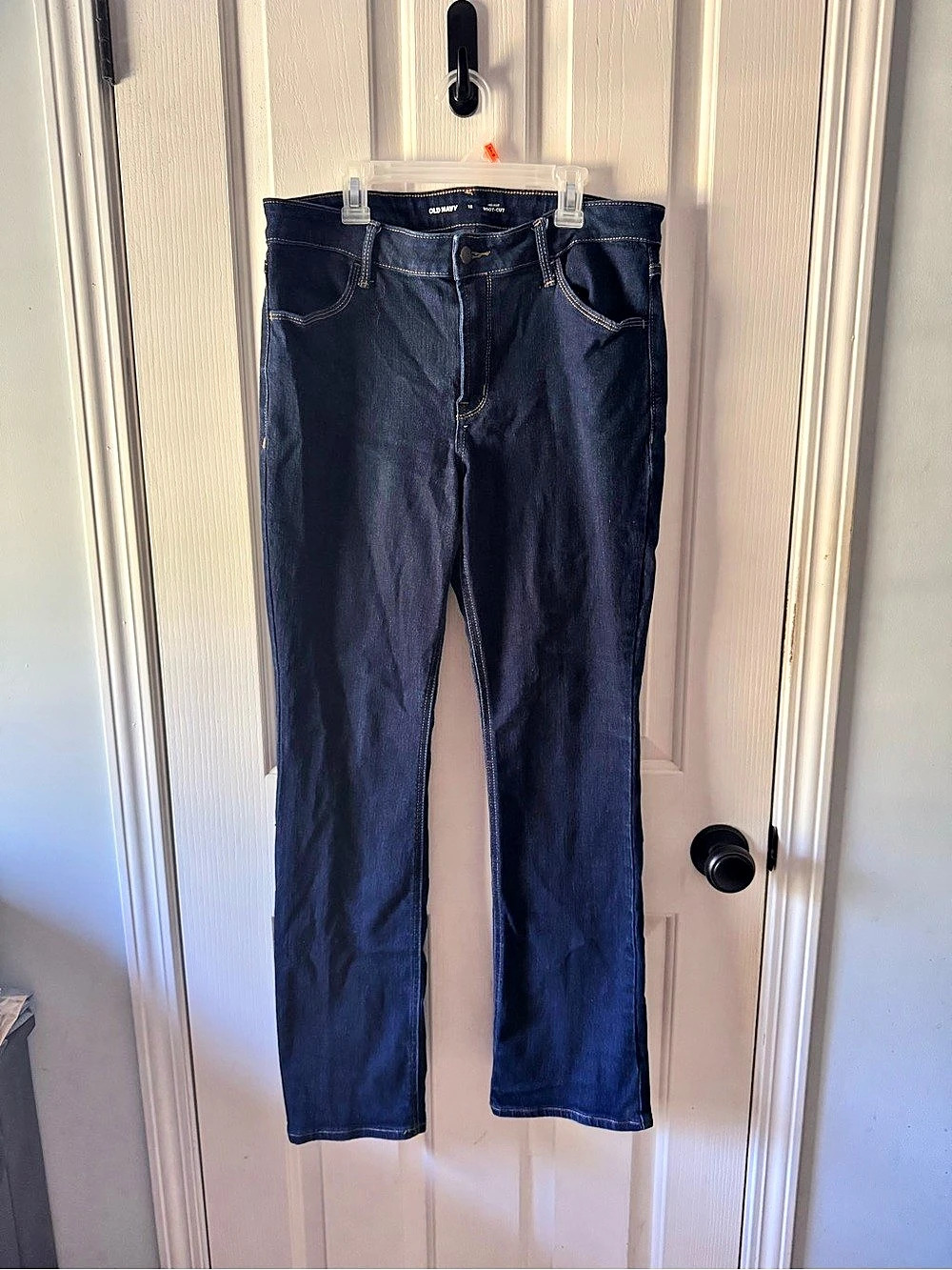 Old Navy Mid-Rise Boot-Cut Jeans Blue Size 12